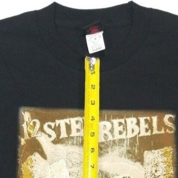 12 Step Rebels Psychobilly Licensed Concert Tour Band Merch T-Shirt - Picture 10 of 11